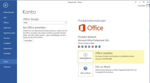 Ist Office 2013 aktiviert oder nicht?