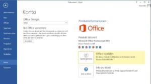 Ist Office 2013 aktiviert oder nicht?