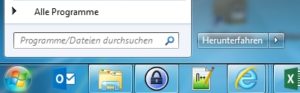 Windows 7 Startmenü