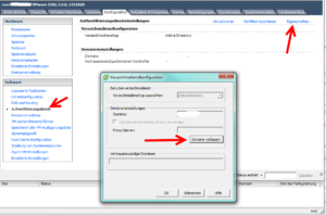 VMware ESX Domäne verlassen