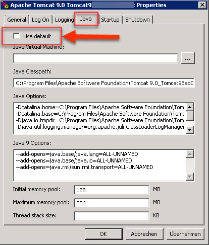 Apache Tomcat Eigenschaften Java Reiter